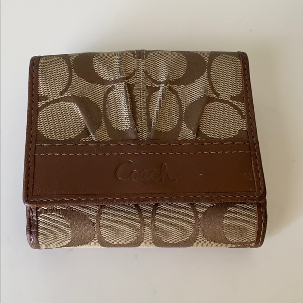 👝Mini Authentic Coach Monogrammed Wallet👝